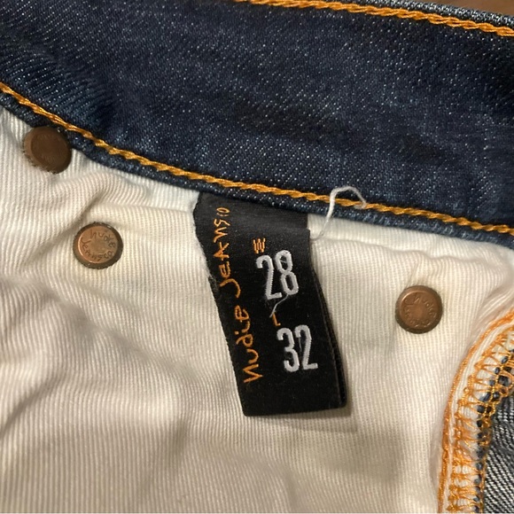 Two Pairs Worn Nudie Jeans - Picture 4 of 12